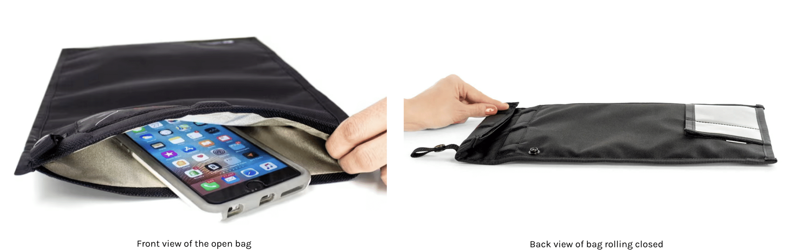 Cryptsec | Mission Darkness™ NeoLok Faraday Bag for Phones with Battery Kit