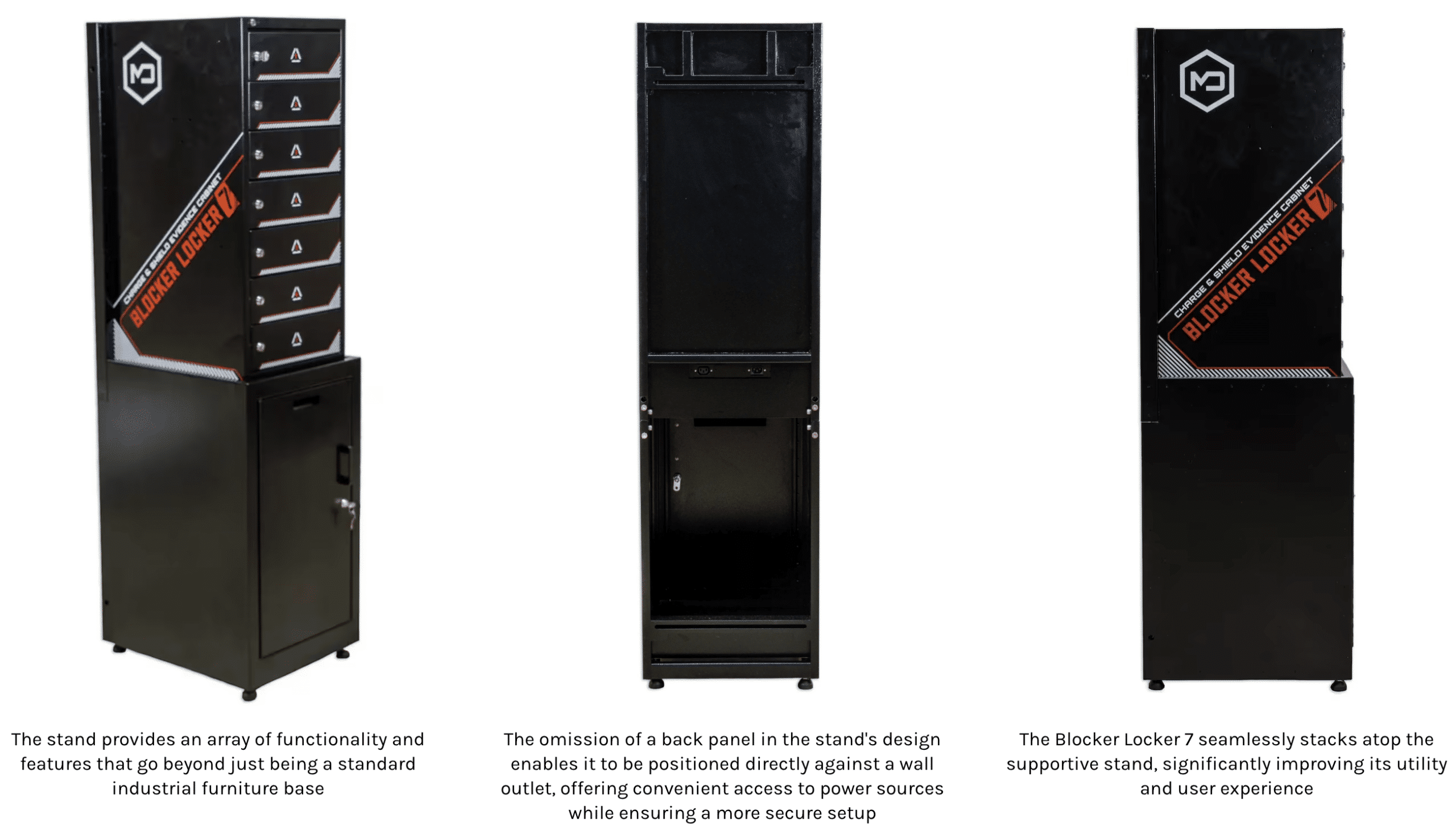 Cryptsec | Mission Darkness™ Blocker Locker 7 Ställ (endast ställ)