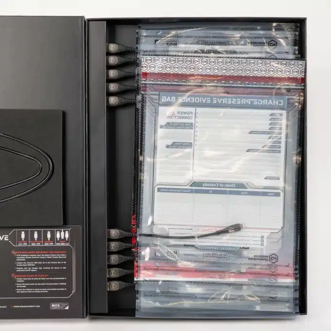 Mission Darkness™ Charge Preserve Evidence Bag(10p USB C/Micro/Lightning) - Image 7